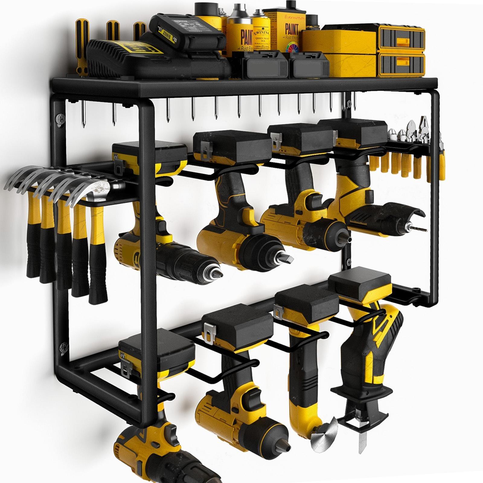 Workshop Electric Tools - Organisateur d'outils électriques en métal robuste