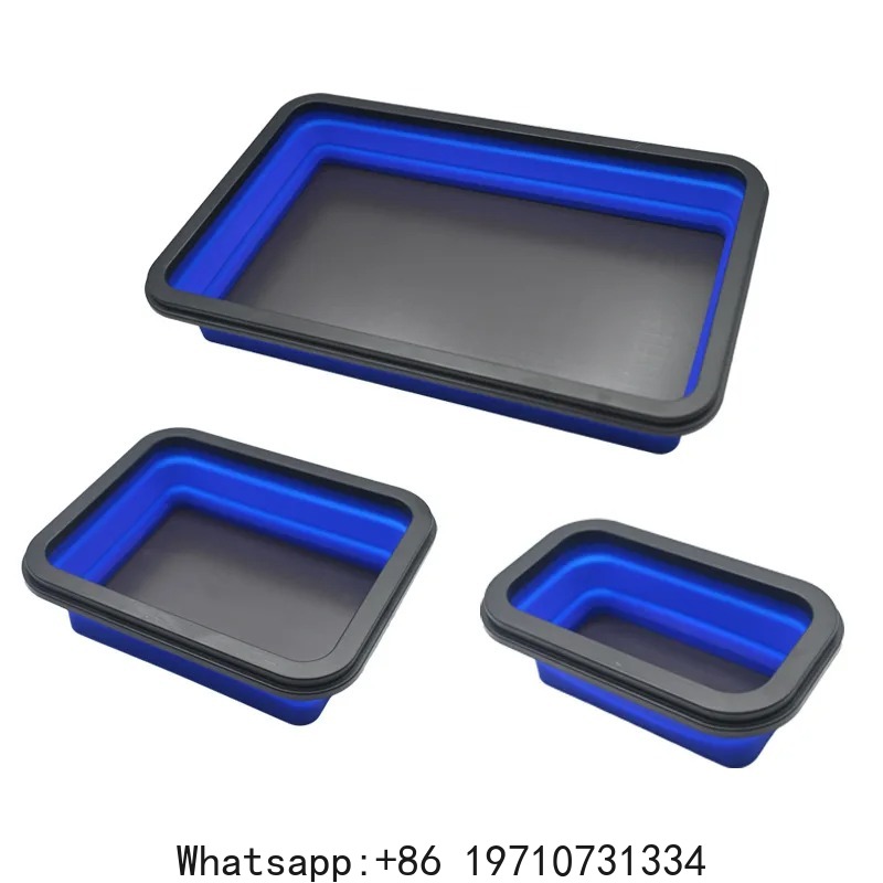 Magnetic Parts Tray - Ensemble de 3 pièces pliables en