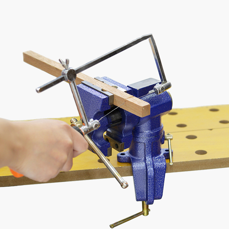 Bench Vise Swivel - Étau de Table à Double Mâchoire,