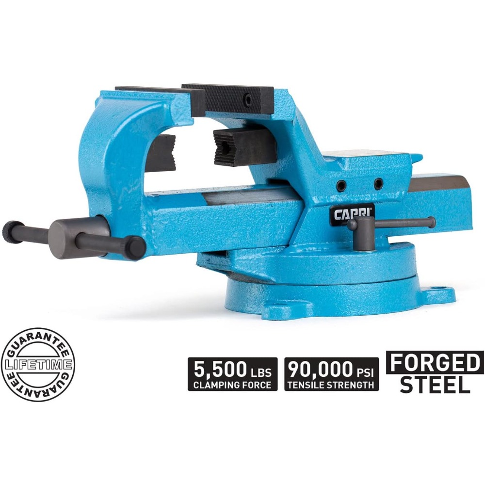 Bench Vise Swivel - Étau d'établi en acier forgé de