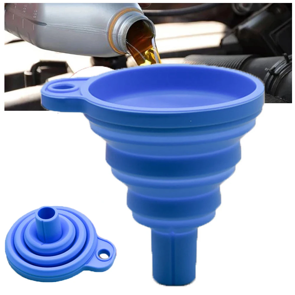 Workshop Tools Car - Entonnoir universel pour liquide en silicone,