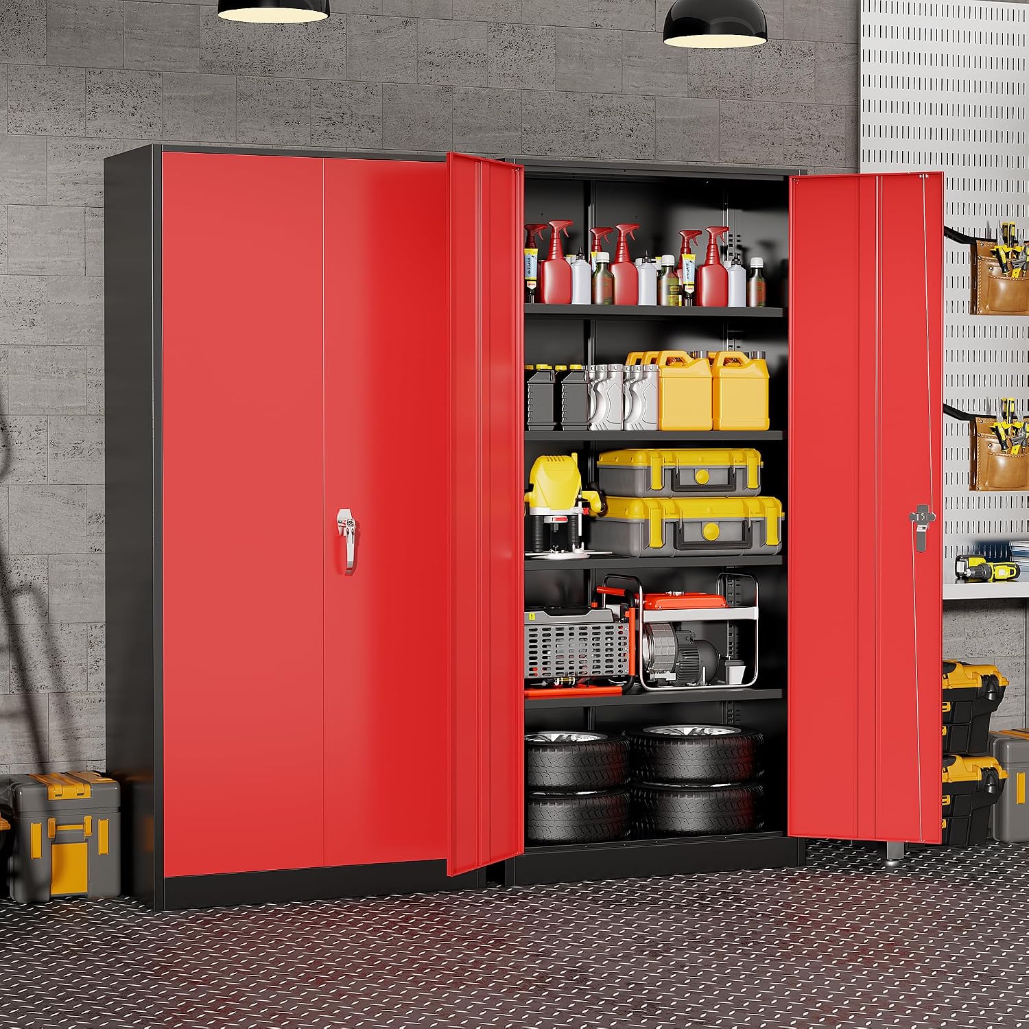 Armoire de rangement de garage - Tools For Garage Workshop avis et prix