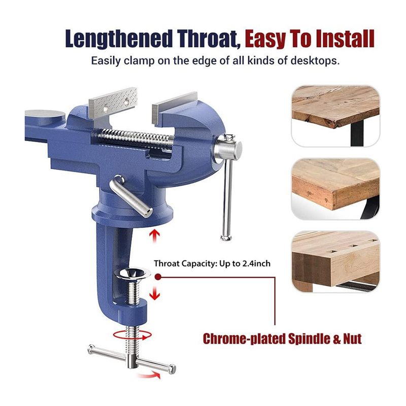 Serre-joint de table KYCOR, ét - Bench Vise Swivel avis et prix