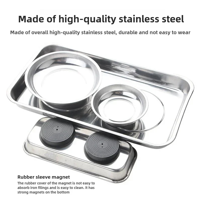 Bol magnétique rond/carré, dur - Magnetic Parts Tray avis et prix
