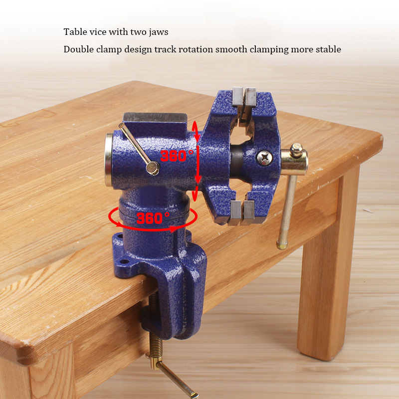 Étau de Table à Double Mâchoir - Bench Vise Swivel avis et prix