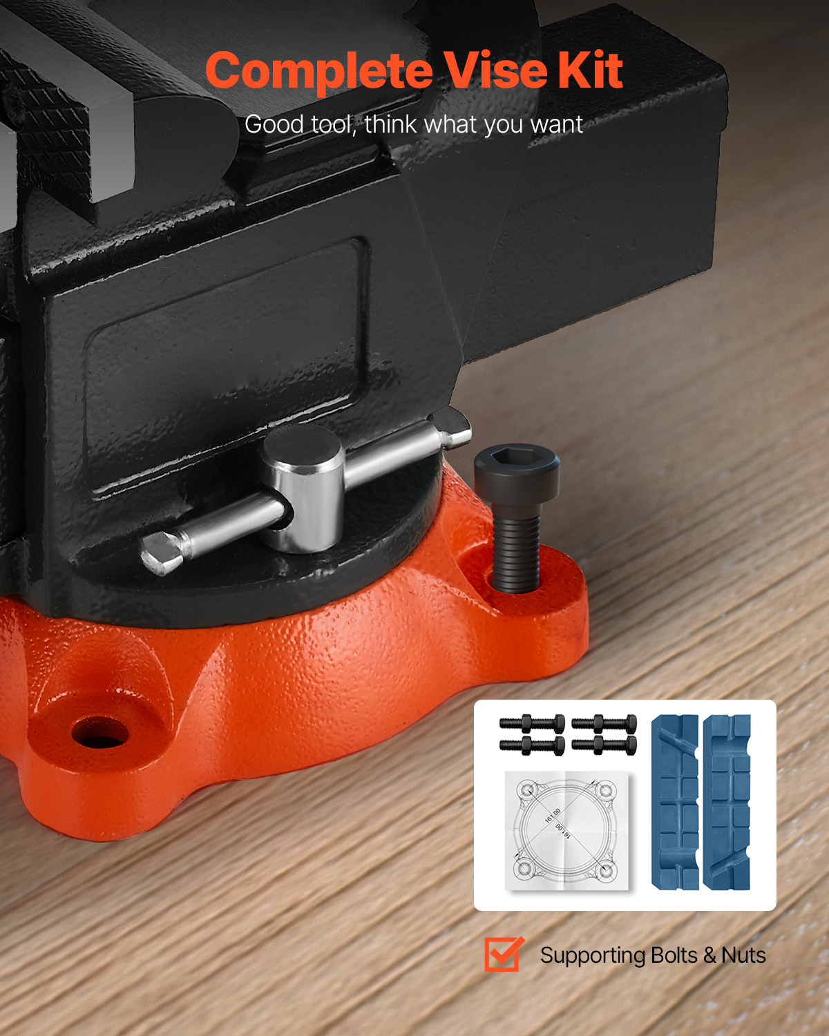 VEVOR Étau Établi Polyvalent L - Bench Vise Swivel avis et prix