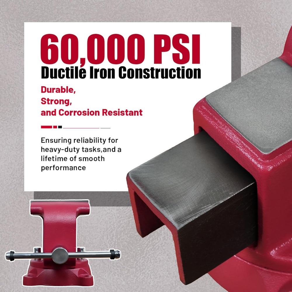 Étau d'établi robuste avec bas - Bench Vise Swivel avis et prix