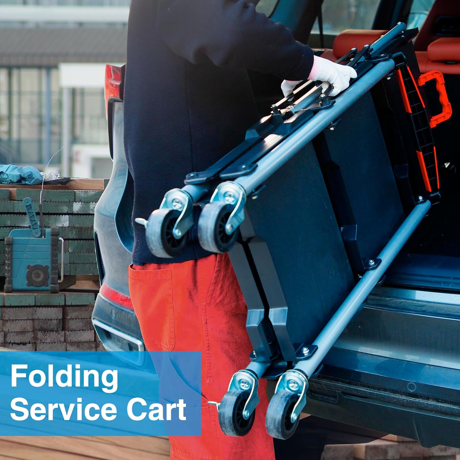 Chariot de service pliable à 3 - Tools For Garage Workshop avis et prix